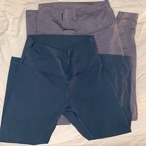 2 pairs high waist lululemon leggings